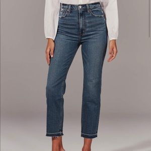 Abercrombie and Fitch HighRise Ankle Straight Jean